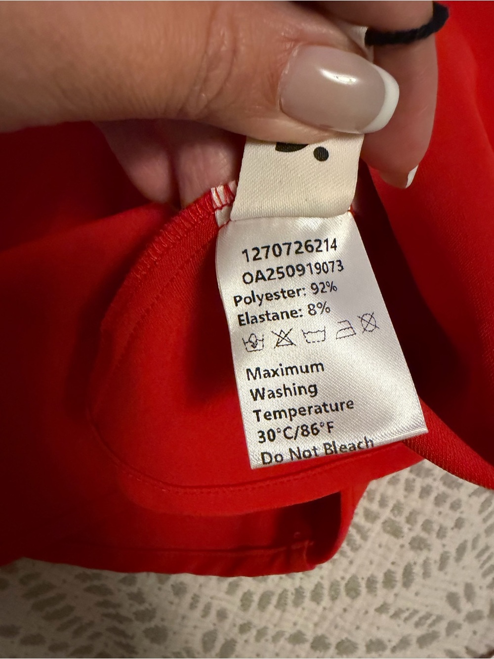 NWT Commence Red Ruffle High-Low Cocktail Dress Size XL - Picture 8 of 11